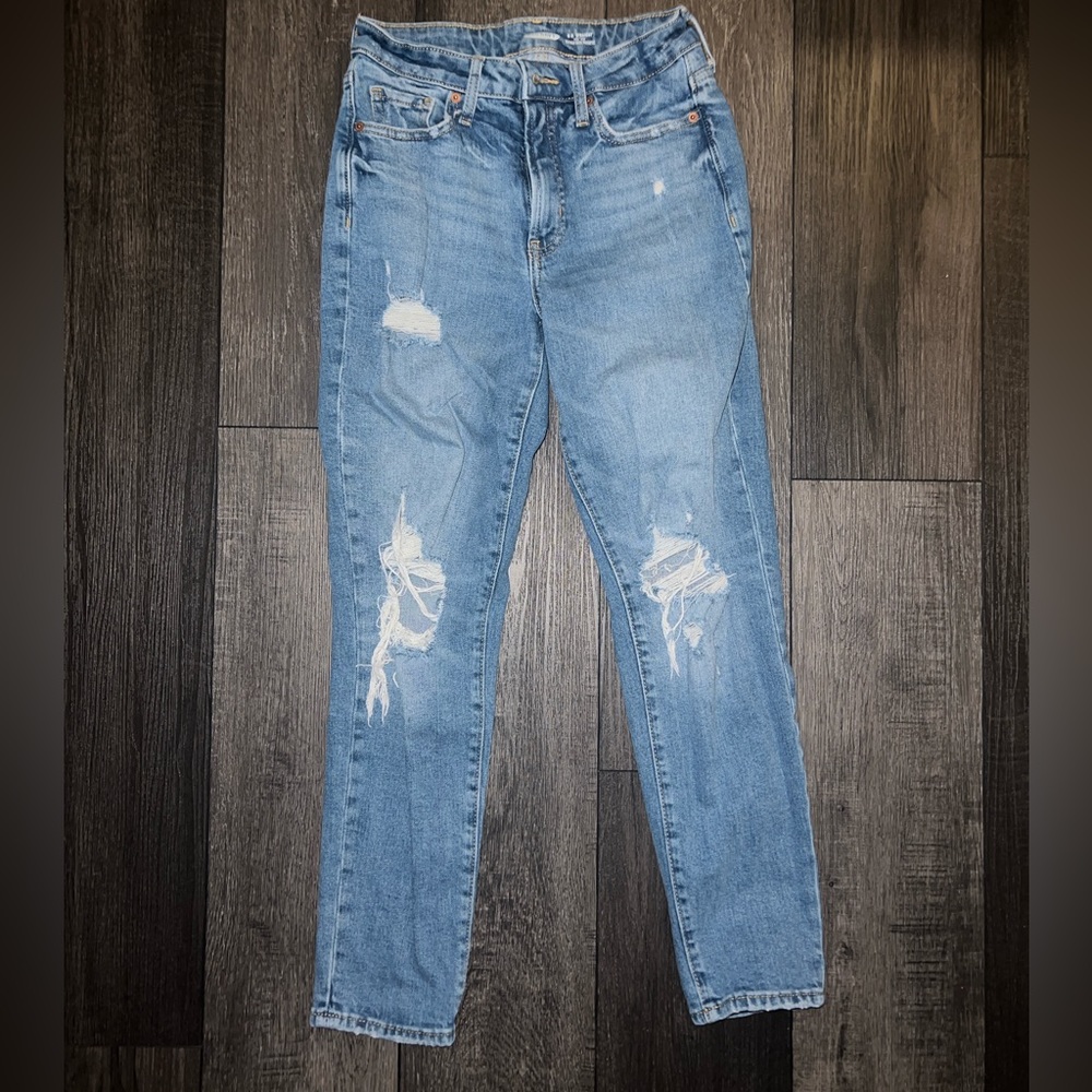 High rise jeans